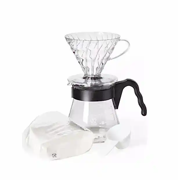 Hario V60 Kahve Demleme Seti “Şeffaf”